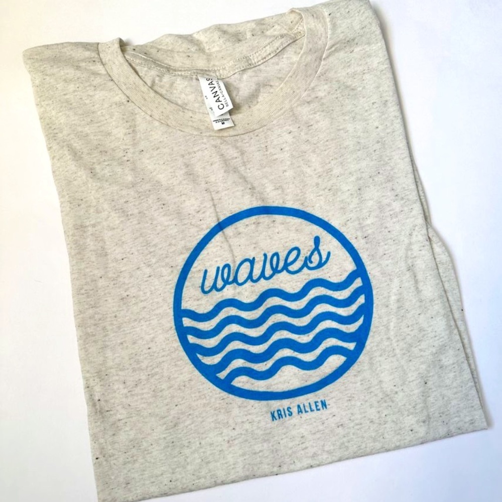 Kris Allen American Idol Waves Pop Culture Graphic Tee